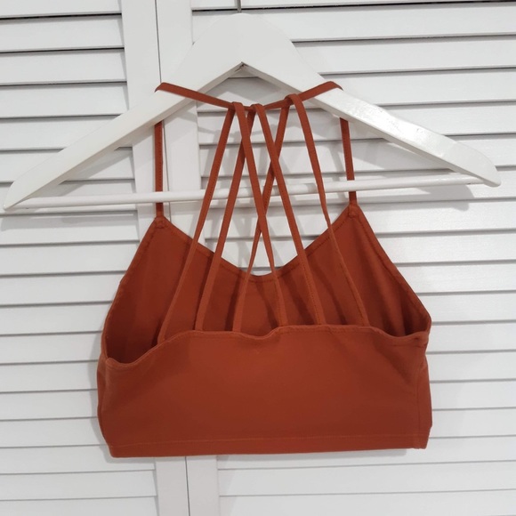 American eagle rust color bralette cross back - Picture 2 of 3